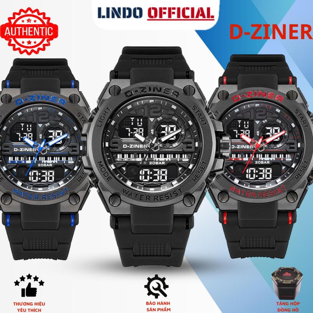 Đồng hồ điện tử thể thao Chống Nước 30M D-ZINER 1901-Full Box- Quà tặng 19/11