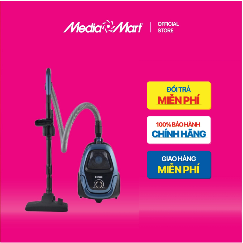 [ Mediamart Mall ] Máy hút bụi Roler RC-2121B BH chính hãng,Ship 0đ