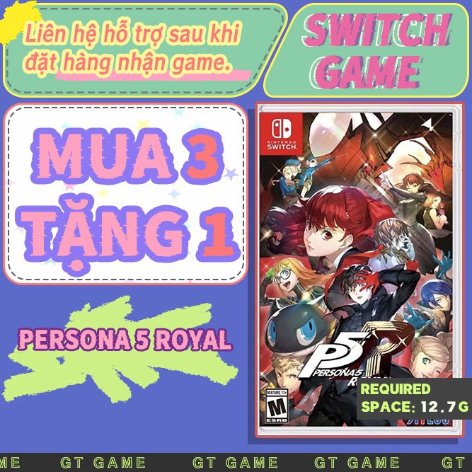 PERSONA 5 ROYAL Nintendo Switch（Switch Game） -Mua 3 tặng 1