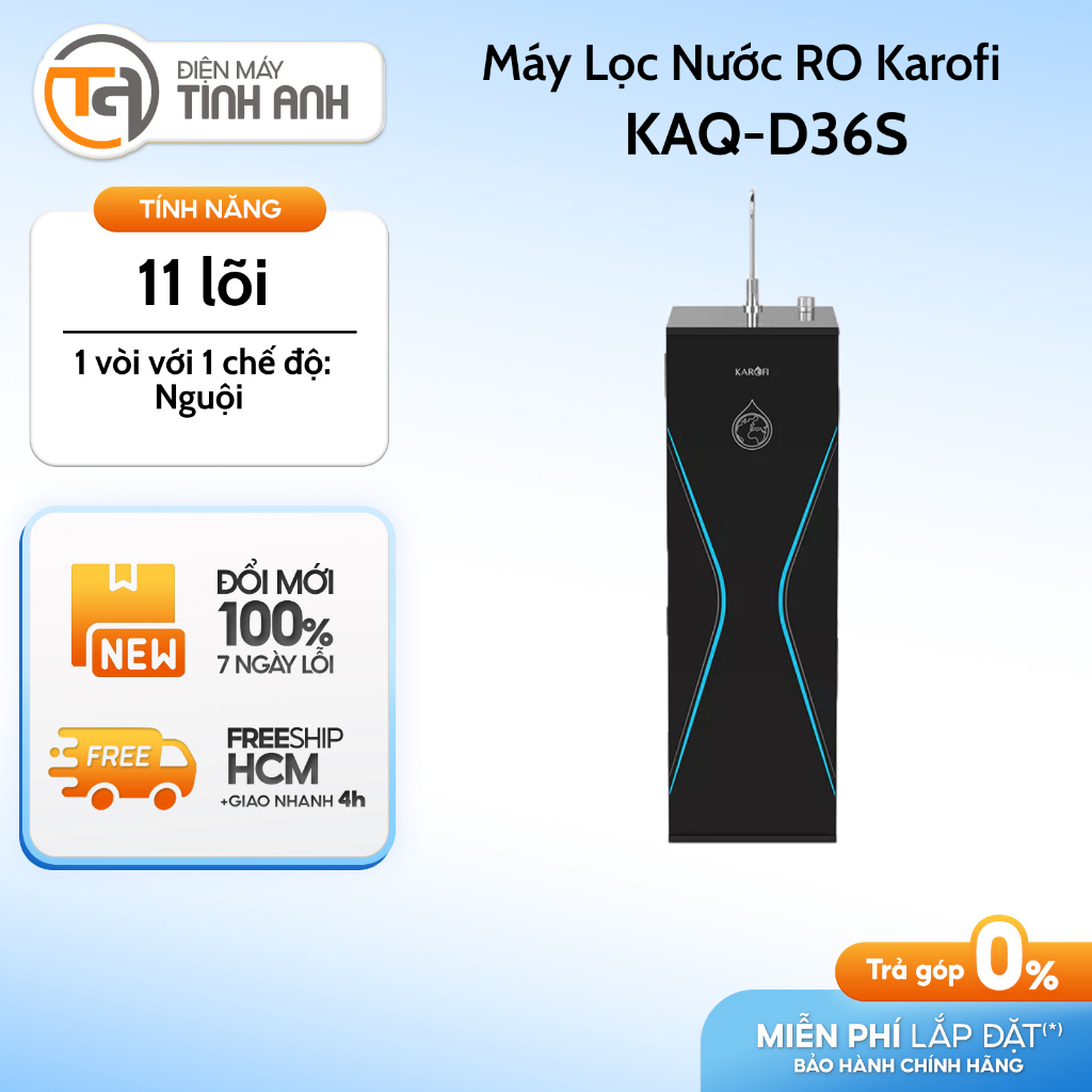 Máy Lọc Nước RO 11 Lõi Karofi KAQ-D36S