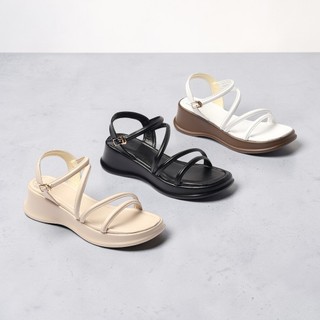 Giày Sandal Nữ Đế Xuồng 5cm Quai Mảnh Pixie H307