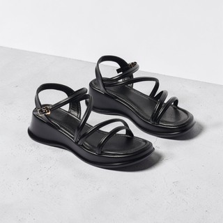 Giày Sandal Nữ Đế Xuồng 5cm Quai Mảnh Pixie H307