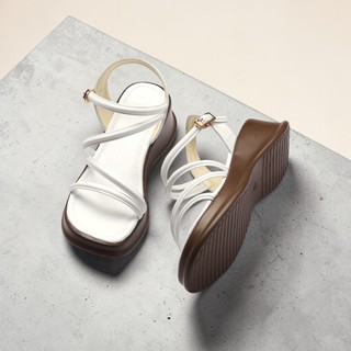 Giày Sandal Nữ Đế Xuồng 5cm Quai Mảnh Pixie H307