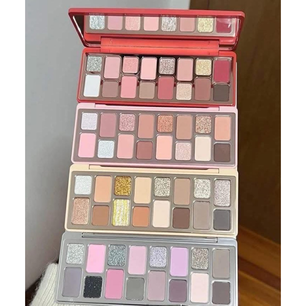 [QianYan] Bảng Phấn Mắt QianYan Cheeryep 16 Ô, Tone Màu Đa Dạng, Nhũ Lì, 13g