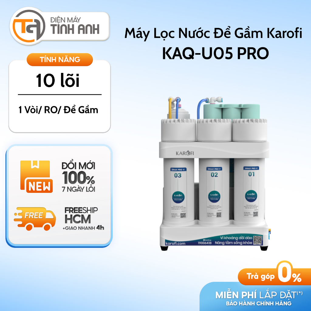 Máy Lọc Nước Để Gầm Karofi KAQ-U05 PRO