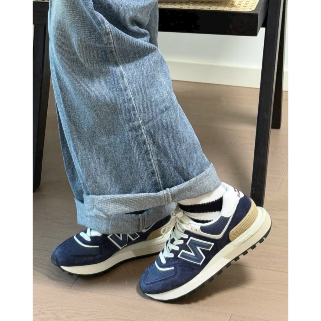 [Chính Hãng] Giày_Newbalance 574 Legacy Xanh Navy Cực Chất Cho Nam Nữ