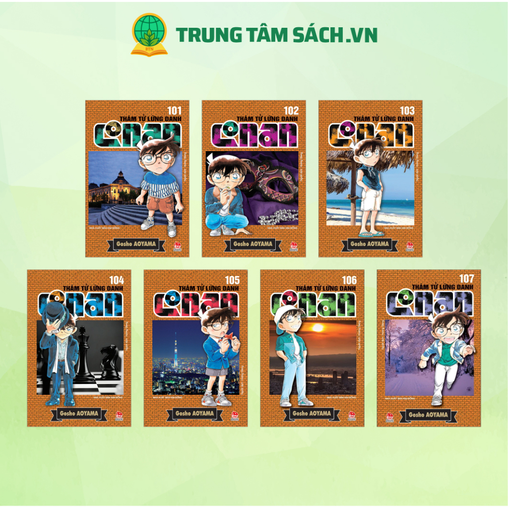 Sách - Bộ 7 Tập Thám Tử Lừng Danh Conan (Tập 101 - 107)