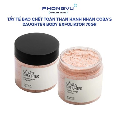 [QUÀ TẶNG] Tẩy tế bào chết Hạnh nhân Cam CoBa’s Daughter (70g) - Mờ thâm - Sáng da - Hương Cam