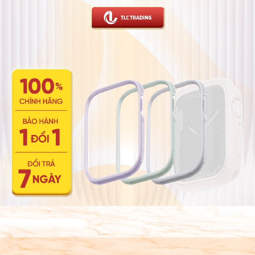 Ốp dành cho Apple Watch UNIQ Moduo Case Cho Series 7 Viền Nhựa Đổi Màu