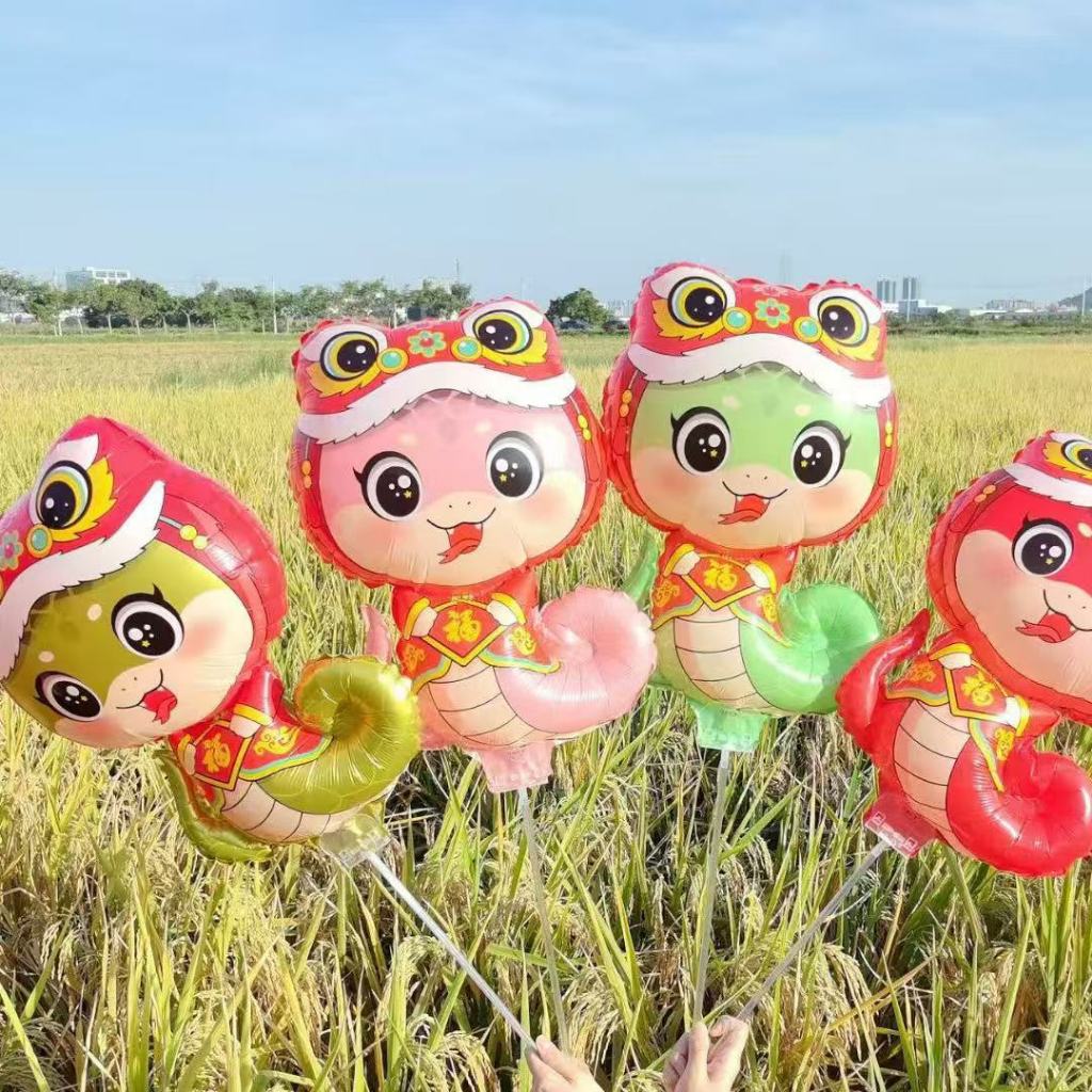 [Siêu Rẻ] Bong Bóng Bay Hình Nhiều Con Thú Đáng Yêu, Bóng Cầm Tay Lá Nhôm Hình Động Vật Trang Trí Si