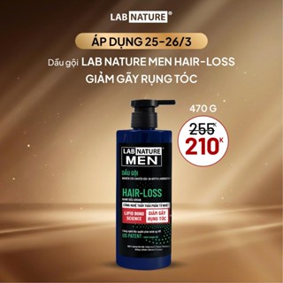 Dầu Gội LAB NATURE Men Hair-loss - Công Nghệ Nano Giảm Rụng Tóc 10 Lần - 470g