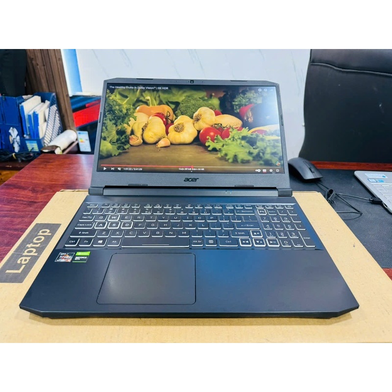 ACER GAMING NITRO 5 AMD RYZEN 5 5600H RAM 16GB SSD 512GB 15.6INCH 144HZ GTX 1650