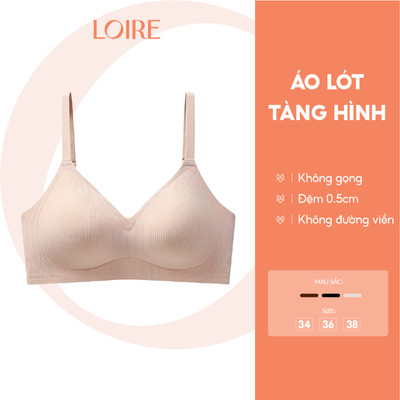 Áo Lót Không Gọng Loirechic Siêu Tàng Hình Chất Su Gân Mát Thấm Hút Tốt Đệm Mỏng 0.5cm  AL250731