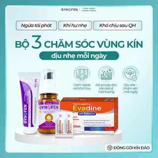 Bộ chăm sóc vùng kín – G.i.ả.m N.g.ứ.a N.ấ.m, Khô Rát Sau QH, Làm Dịu, Cấp Ẩm & Hỗ Trợ Cân Bằng Môi Trường Tự Nhiên