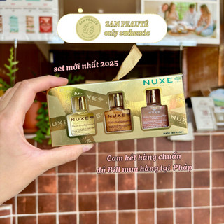 [new 2025] Set dầu dưỡng khô đa năng Nuxe Multi Purpose oil 10ml x 3
