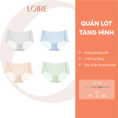 COMBO 4 Quần Lót Lụa Băng Không Đường Viền Loirechic QLBK93