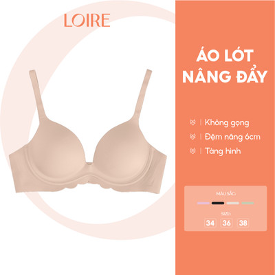 [ĐỆM 6CM] Áo Lót Siêu Nâng Loire Al250716 Đệm Dày 6cm Chất Su Mềm Mại Mặc Áo Dài