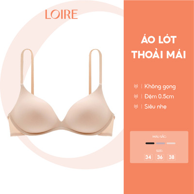 Áo Lót Không Gọng Loirechic Đệm 0.5cm Thoải Mái Cup Ngực Nhỏ Không Lộ Viền Ôm Phom Ngực BRTS14