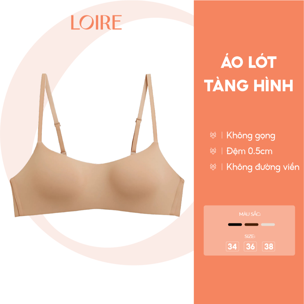 Áo Lót Không Gọng Đệm Mỏng 0,5cm Mềm Mát Loirechic BRDE136