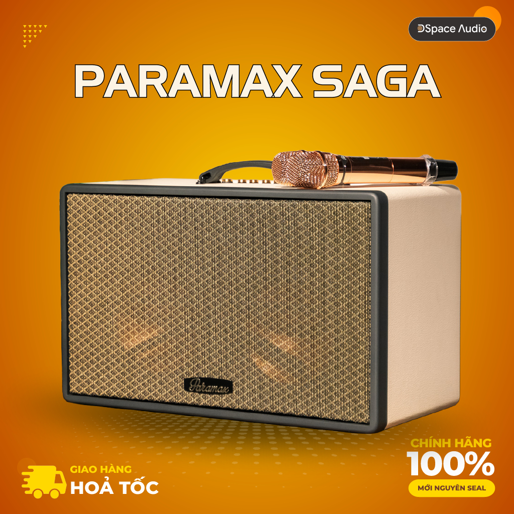 [Công suất 300W] Loa karaoke Paramax Saga - Bảo hành 3 năm cho củ loa và board mạch