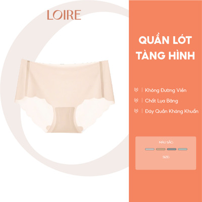 Quần Lót Nữ Lụa Băng Không Đường Viền Loirechic QLBK93, Đáy Quần Kháng Khuẩn