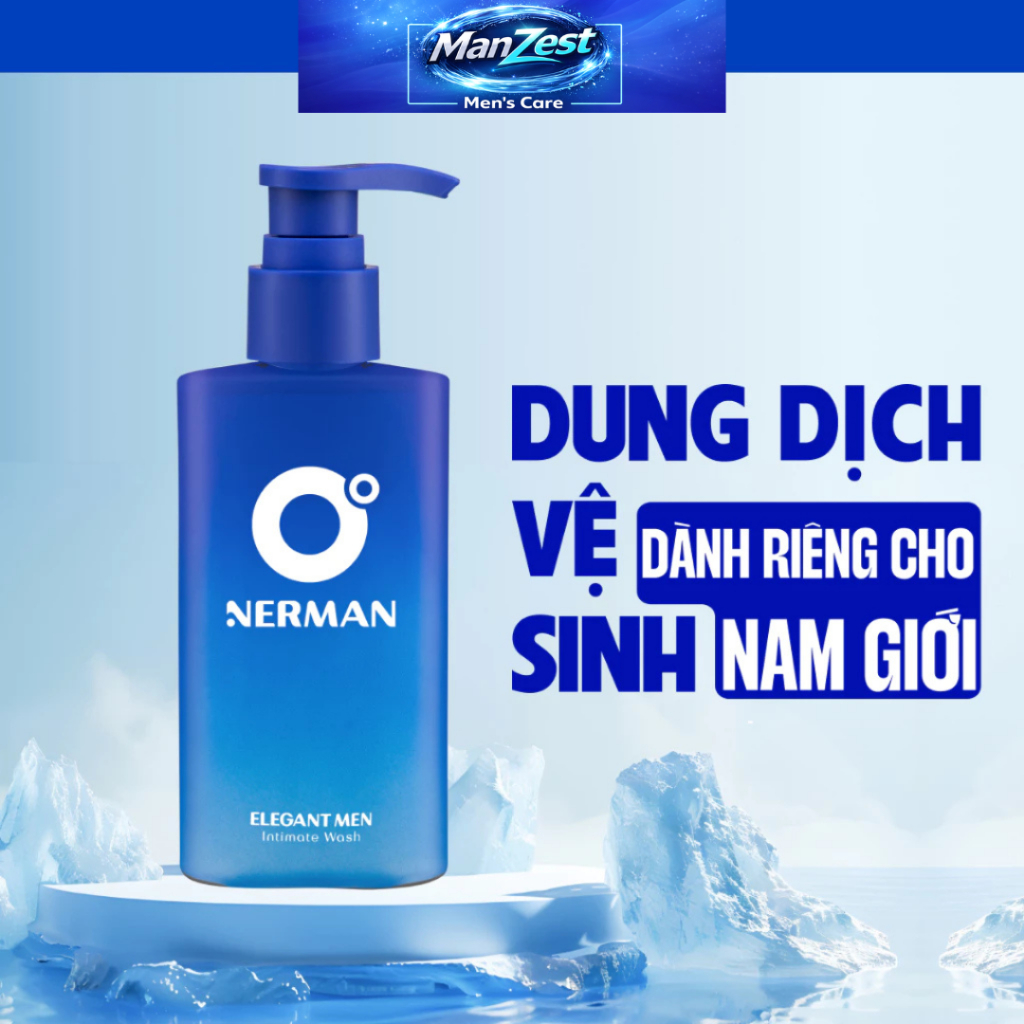 Nerman 0 Độ Dung Dịch Vệ Sinh Nam 100ml Thơm Mát Khử Mùi Hiệu Quả