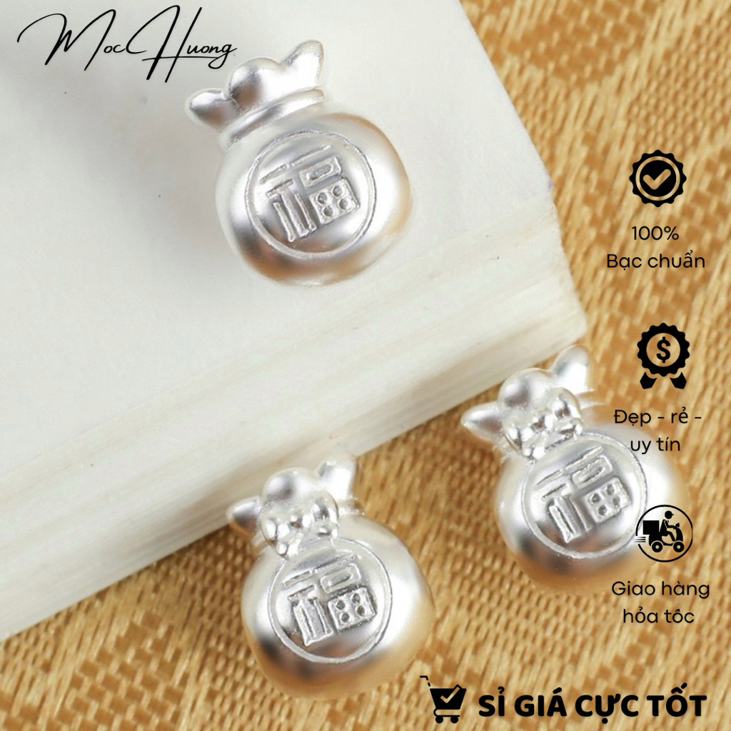 [S925] Charm bạc túi tiền - MH031 MOCHUONG JEWELRY