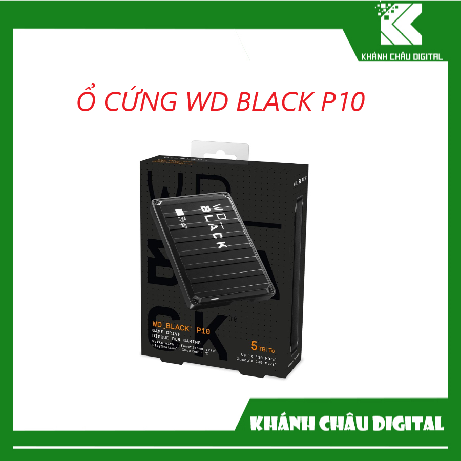 Ổ Cứng Di Động WD Black P10 2TB 4TB 5TB