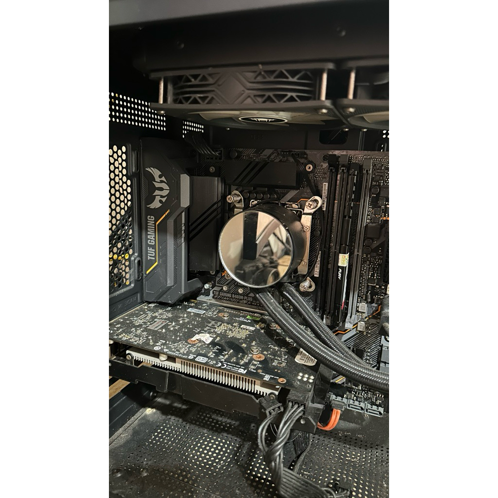 combo chiến game main asus tuf b460 -i510400f  ram 16gb bus 3200 qua sử dụng còn mới