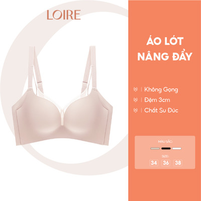 [Áo Lót Mặc Áo Dài]Áo Lót Nâng Đẩy Đệm Dày 3cm Nâng Đẩy Loirechic BRPU92