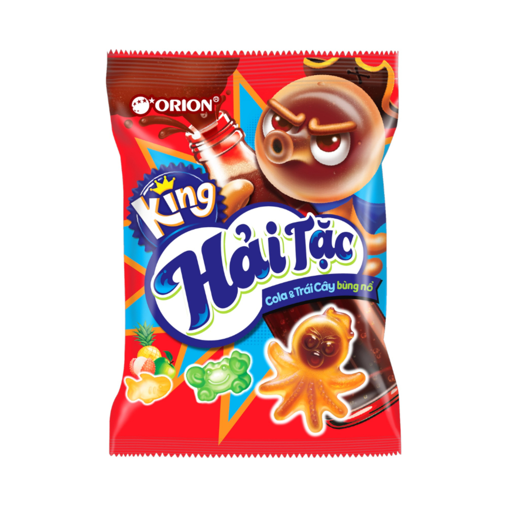 Kẹo dẻo King hải tặc hương hỗn hợp 53g