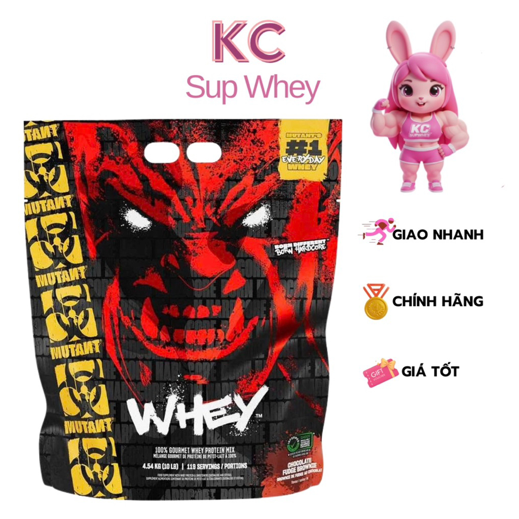 Thực phẩm bổ sung Mutant Whey 10lbs