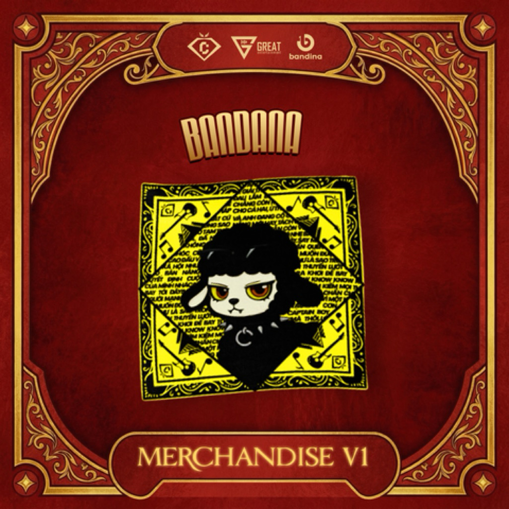 KHĂN BANDANA CAPTAIN BOY: MERCH V1 EDITION (chính hãng)