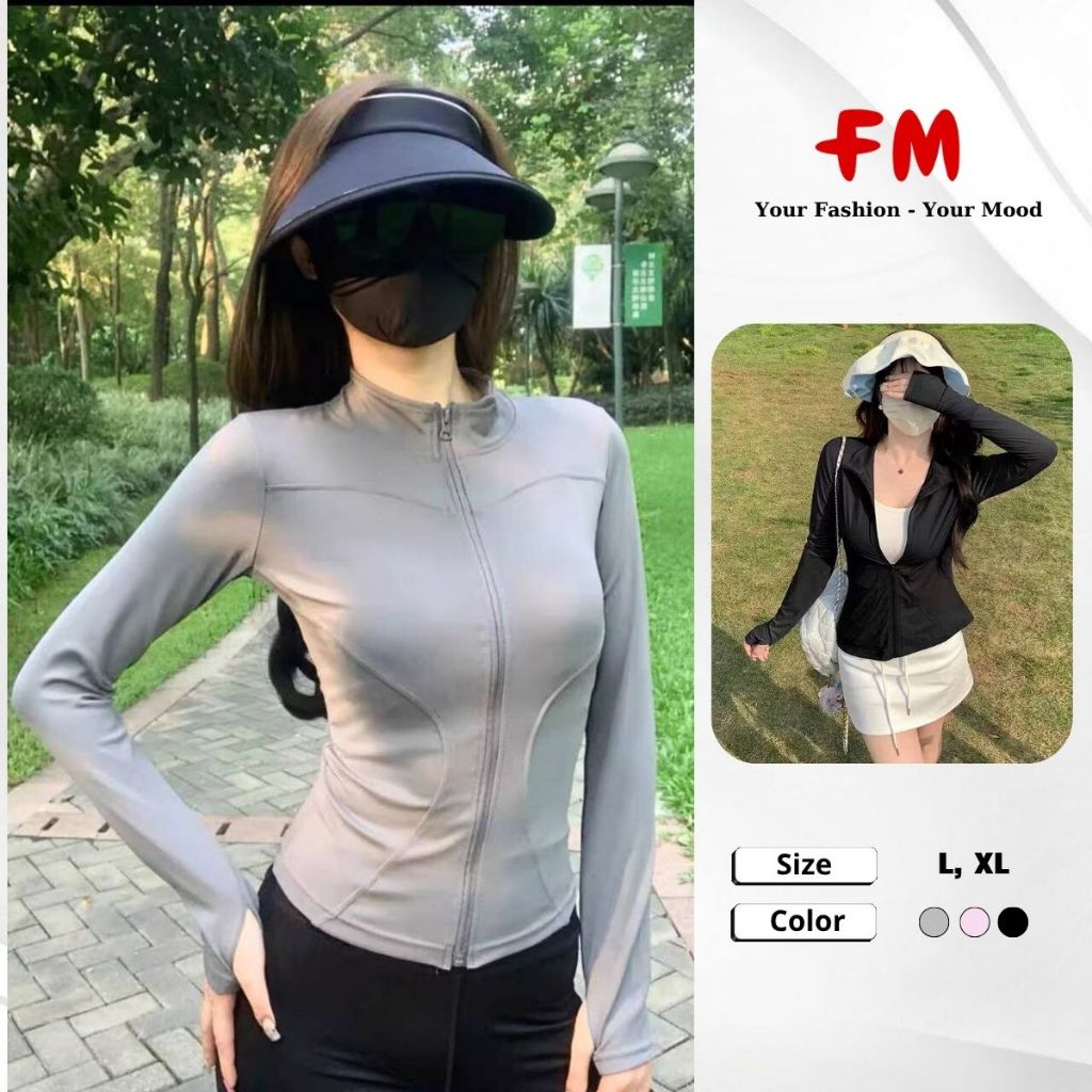 Áo Khoác Chống Nắng Nữ FMSTYLE - Form Ôm Tay Dài Cổ Trụ Tôn Dáng, Mỏng Nhẹ Mang Mát, Chống Nắng Tốt