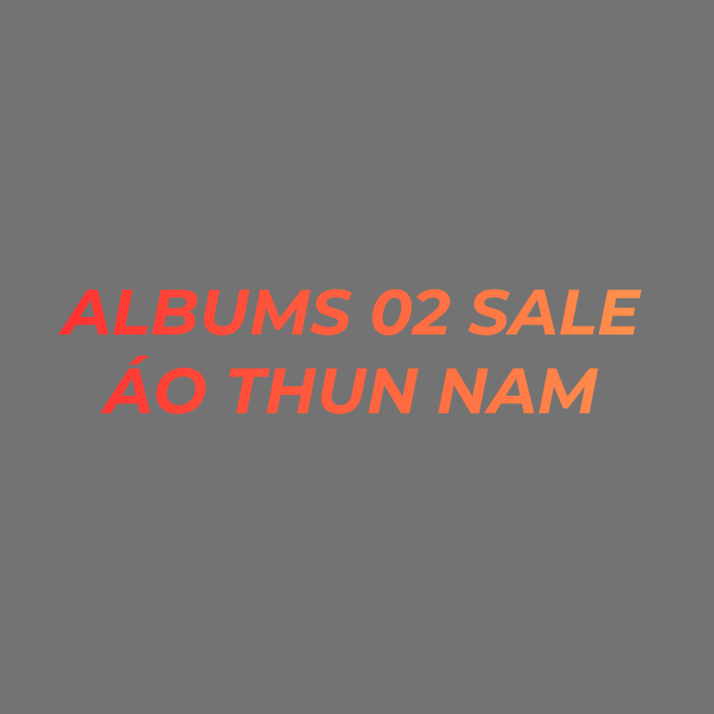 Vis Store -  [ XẢ KHO ] Albums sale áo thun nam