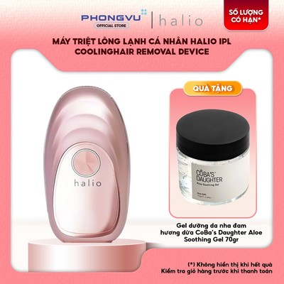 [Mẫu mới] Máy triệt lông Halio IPL Cooling Hair Removal - Công nghệ làm lạnh - Trẻ hóa da - Bảo hành 24 tháng