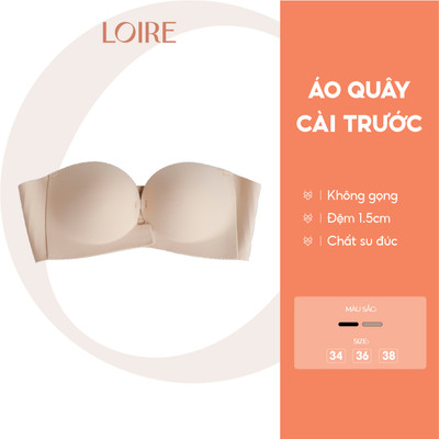 [SIÊU CHỐNG TỤT]Áo Quây Không Gọng Al250737 Áo Ngực Đệm 1.5cm Cài Trước Đệm Ôm Gom V1 Mặc Đi Biển/Áo Trễ Vai