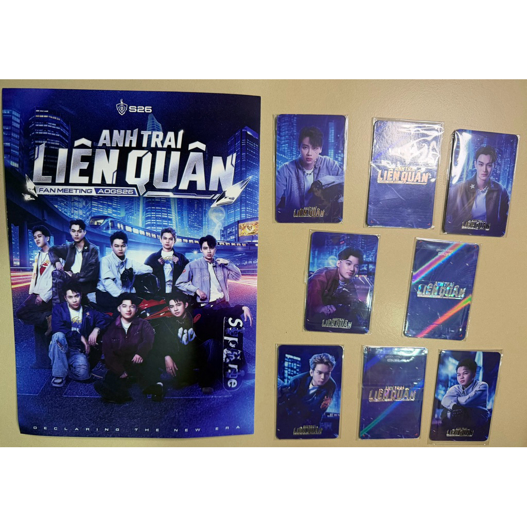 Card Bo Góc + Poster Anh Trai Liên Quân ATLQ 2026 Fan Meeting Garena Liên Quân Mobile