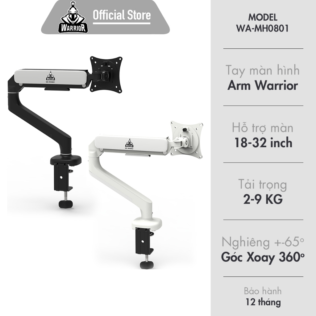 [ Quà Tặng 359k ] Arm Warrior WA MH0801 MH0802 khi mua kèm sản phẩm KingSpec - Hàng Chính Hãng