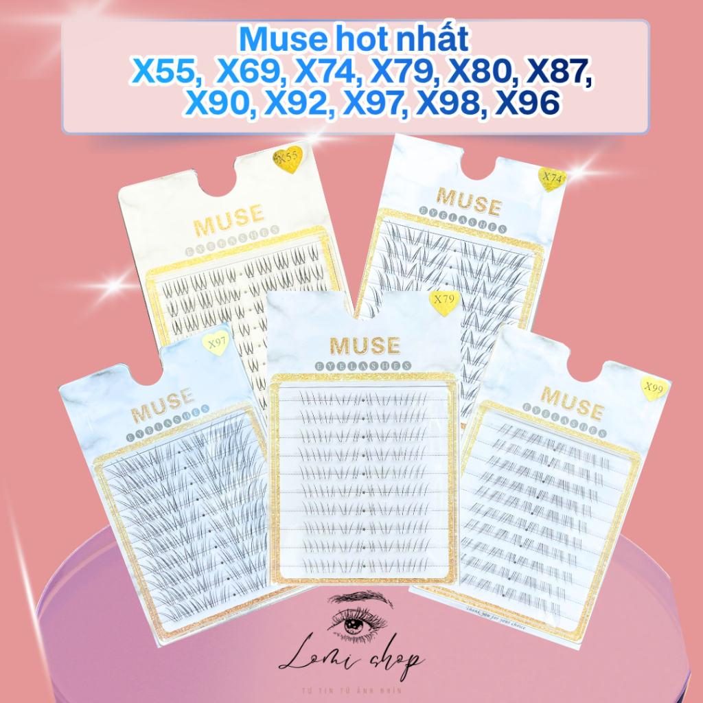 Hỏa tốc HCM, Cập nhập các mã mi cụm Muse hot nhất, X55, X69, X74, X79, X80, X87, X90, X92, X97, X98,