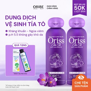 Dung dịch vệ sinh phụ nữ Oriss tía tô làm sạch dịu nhẹ ngăn mùi ngừa vấn đề phụ khoa 200ml