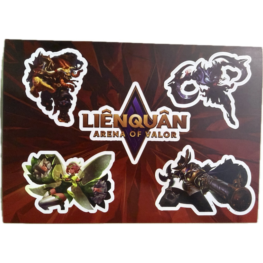 Stickers Garena Liên Quân Mobile Quà Tặng Offline Chính Hãng