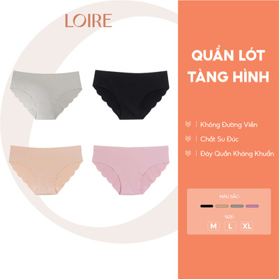 COMBO 4 Quần Lót Nữ Loirechic Su Đúc Không Viền Tàng Hình Mềm Mịn QSD04