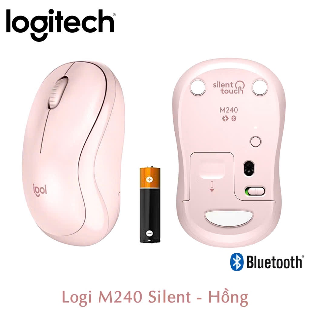 🖱️ CHUỘT KHÔNG DÂY LOGITECH M221 / M240 SILENT – CÔNG NGHỆ CHỐNG ỒN, THIẾT KẾ THỜI THƯỢNG