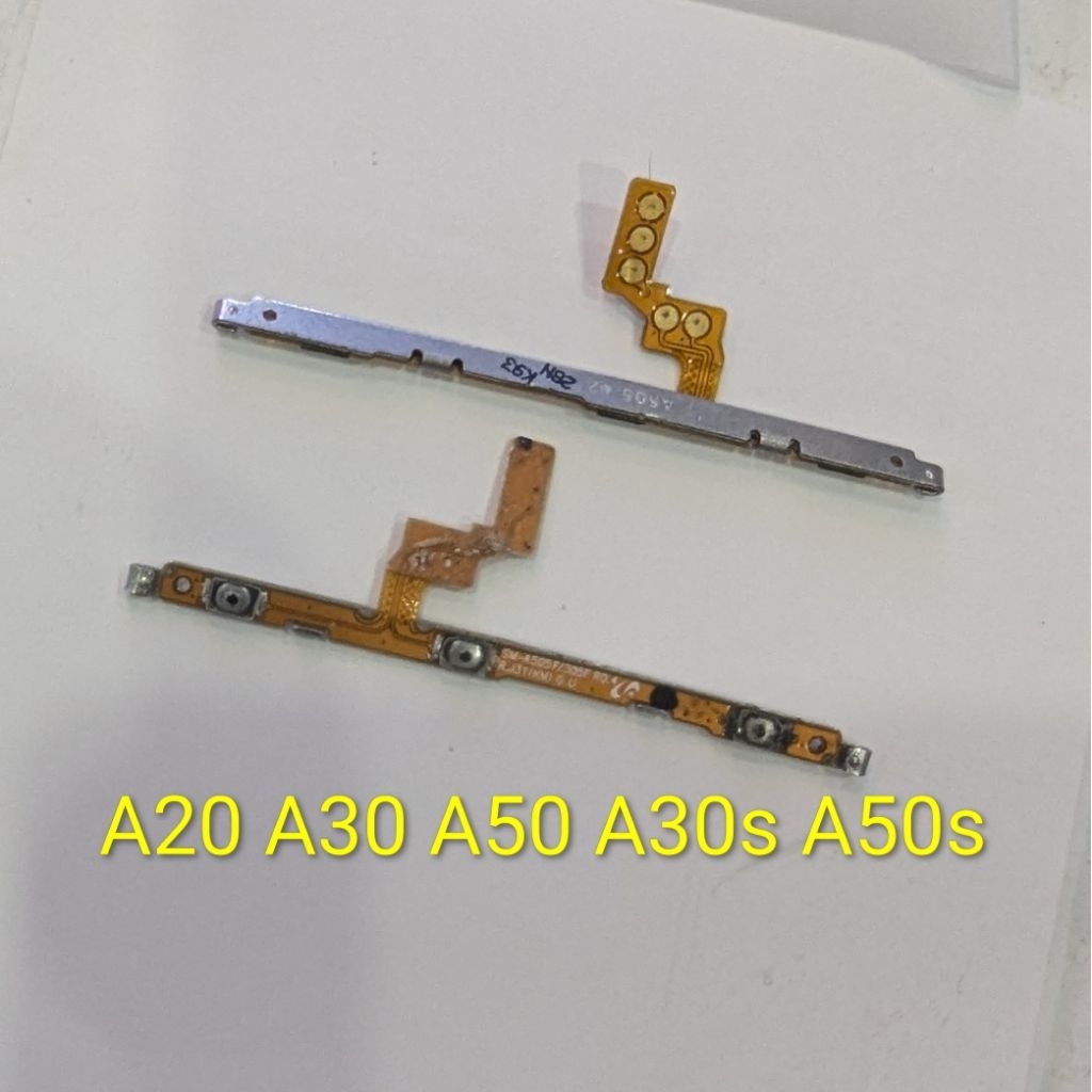 cáp nguồn , volume zin cũ bóc máy cho samsung a20 A30 A50 A50s A30 ( dùng chung)