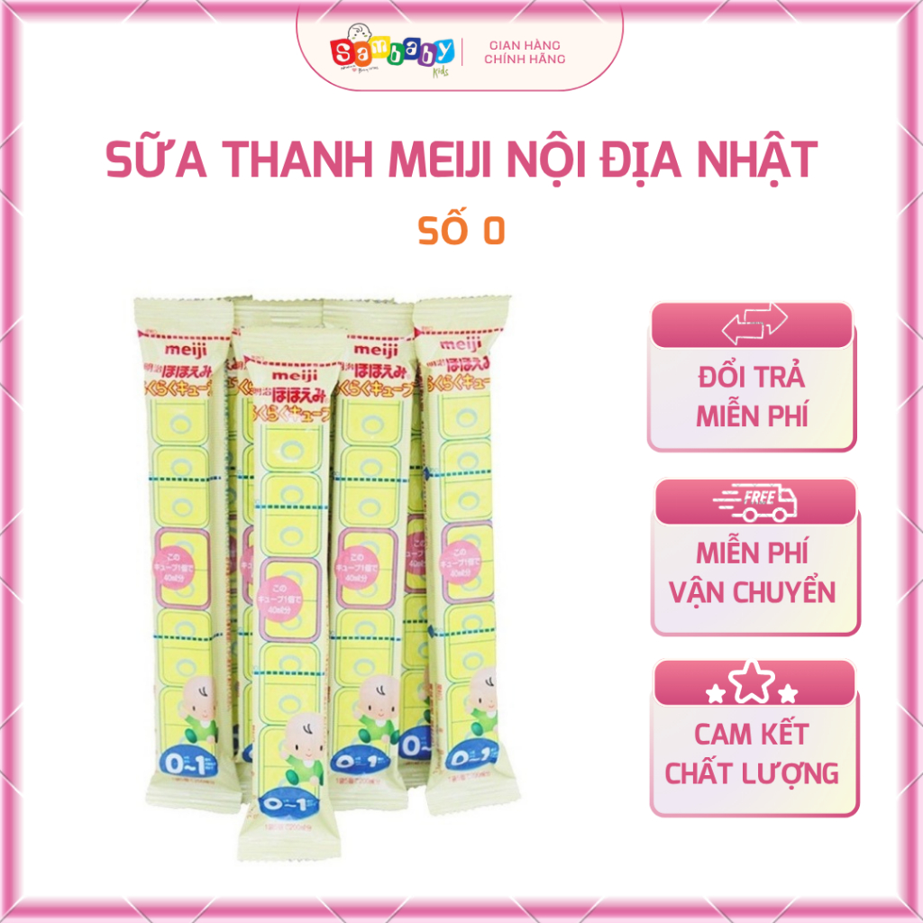 Sữa Thanh Meiji Nội Địa Nhật Số 0