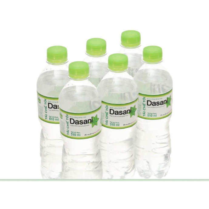 Nước tinh khiết Dasani 510ml lốc 6
