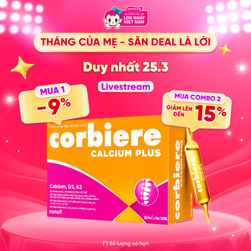 Thực phẩm bảo vệ sức khỏe Corbiere Calcium Plus