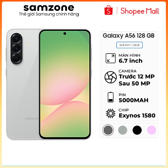 [ KH T4 - Có VAT ]A Điện thoại Samsung Galaxy A56 (8GB/128GB)