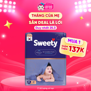 Tã quần Sweety cỡ M 40 miếng - concung